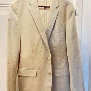 J.Crew tan lightweight men’s blazer